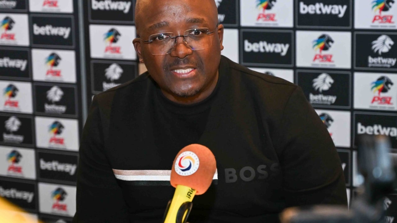 Xanti Pupuma, head coach of Milford FC during the Betway Premiership 2026/27 Launch at The Venue in Houghton on 29 July 2026 ©Alche Greeff/BackpagePix