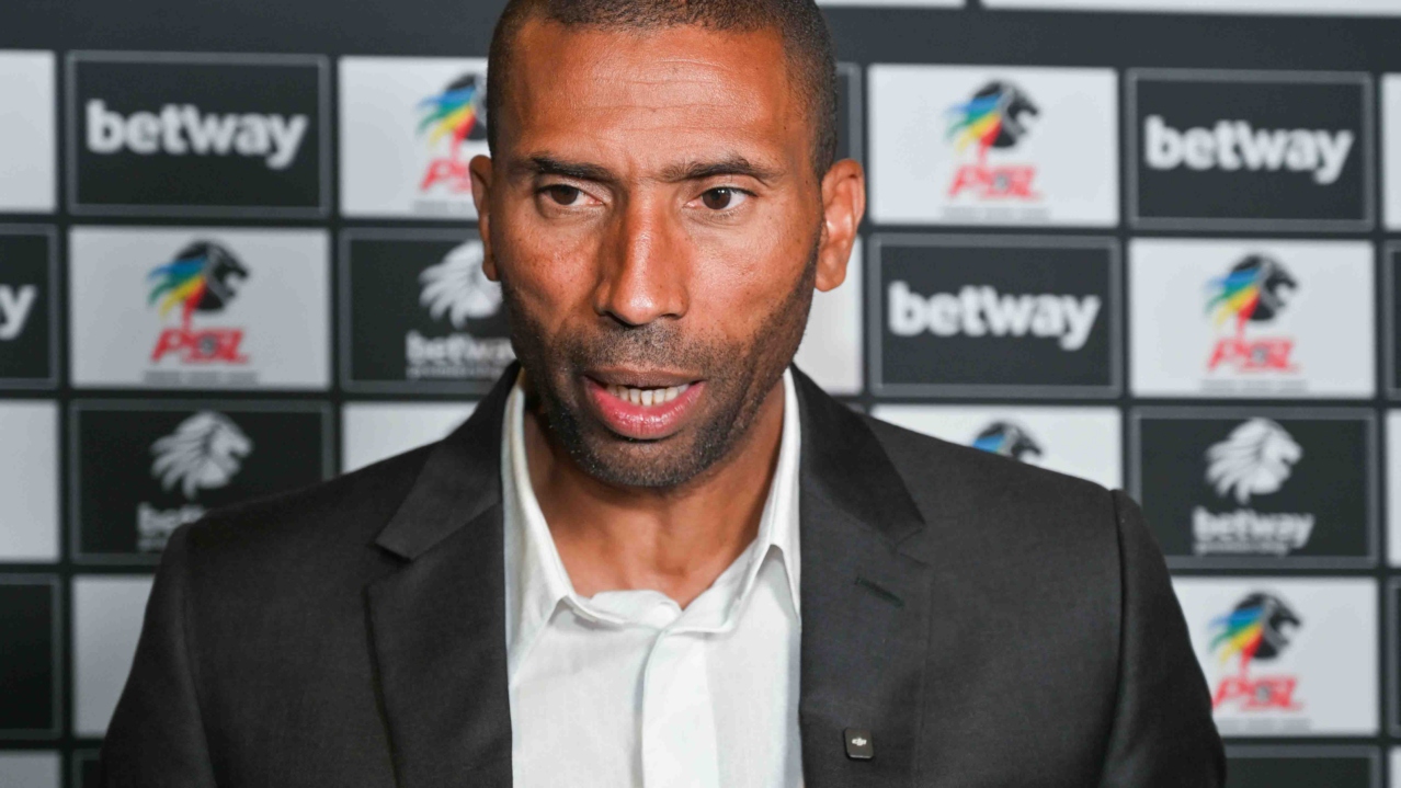 Abdeslam Ouaddou, head coach of Orlando Pirates during the Betway Premiership 2026/27 Launch at The Venue in Houghton on 29 July 2026 ©Alche Greeff/BackpagePix