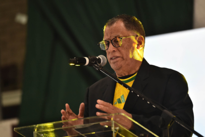 Safa President Danny Jordaan during Jayden Adams Funeral at the Coetzenburg Centre in Stellenbosch on 25 July 2026 © Ryan Wilkisky/BackpagePix
