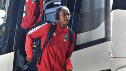 Mpho Padime of Orlando Pirates during the 2026 MTN8 Semi Final 2nd Leg match between Orlando Pirates and Sekhukhune United at Orlando Amstel Arena in Soweto on 29 August 2026 ©Phakamisa Lensman/Backpagepix