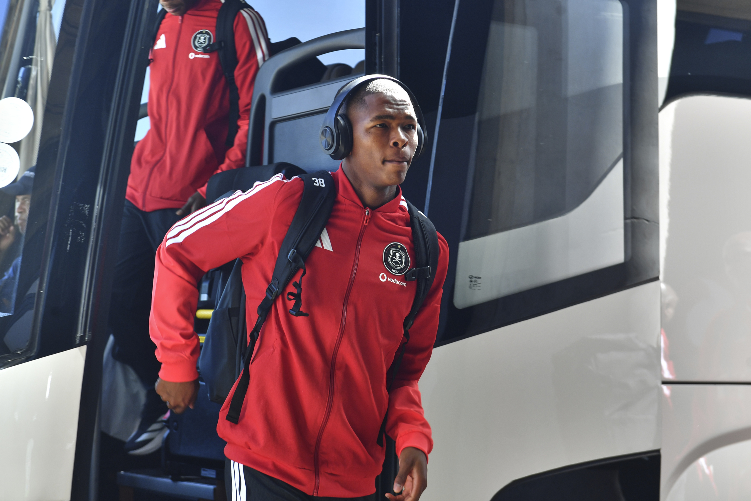 Mpho Padime of Orlando Pirates during the 2026 MTN8 Semi Final 2nd Leg match between Orlando Pirates and Sekhukhune United at Orlando Amstel Arena in Soweto on 29 August 2026 ©Phakamisa Lensman/Backpagepix