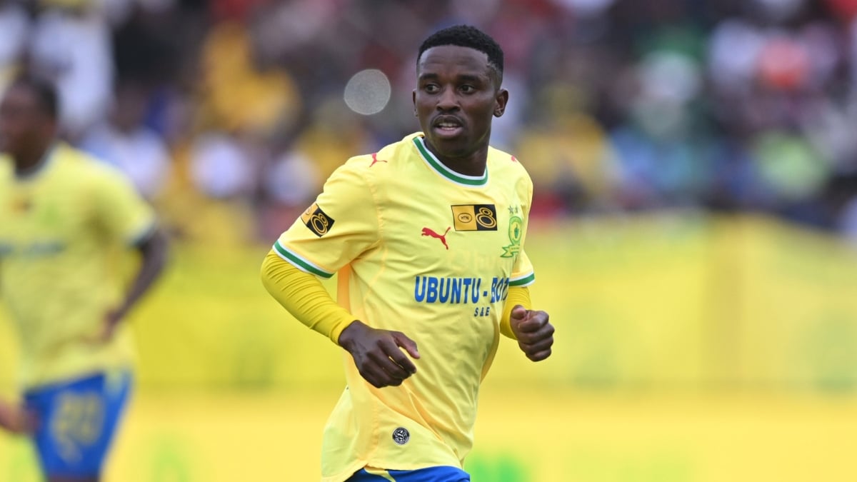 Siyanda Ndlovu of Mamelodi Sundowns during the 2026 MTN8 Semi Final 2nd Leg match between Golden Arrows and Mamelodi Sundowns at King Zwelithini Stadium in Umlazi on 30 August 2026 ©Sydney Mahlangu/BackpagePix