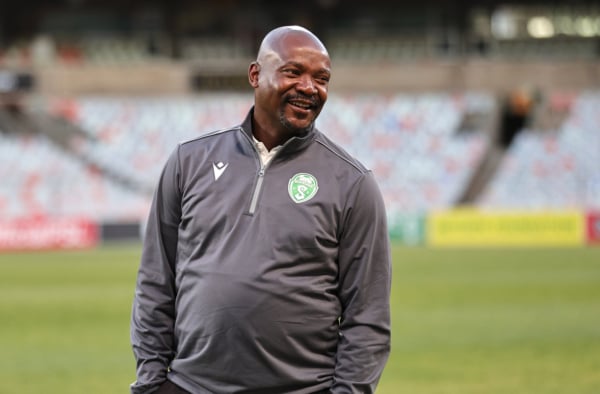 Lehlohonolo Seema, head coach of Siwelele FC during the Betway Premiership 2026/27 match between Siwelele and Chippa United at Free State Stadium, Bloemfontein on 25 August 2026 ©Thabo Khumalo/BackpagePix