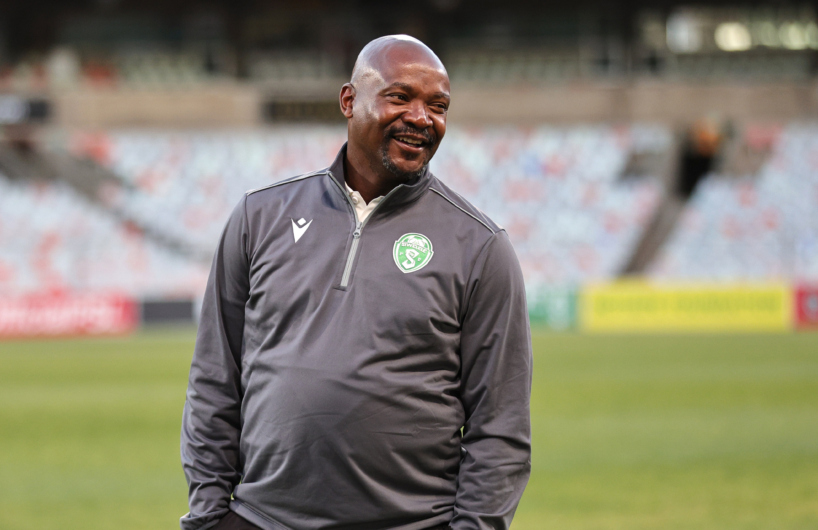 Lehlohonolo Seema, head coach of Siwelele FC during the Betway Premiership 2026/27 match between Siwelele and Chippa United at Free State Stadium, Bloemfontein on 25 August 2026 ©Thabo Khumalo/BackpagePix