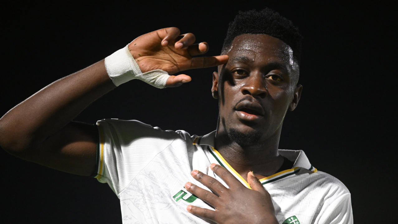 Thandolwenkosi Ngwenya of AmaZulu FC celebrates goal during the Betway Premiership 2026/27 match between Richards Bay FC and AmaZulu FC at Priness Magogo Stadium in Kwa Mashu on 04 September 2026 ©Sydney Mahlangu/BackpagePix