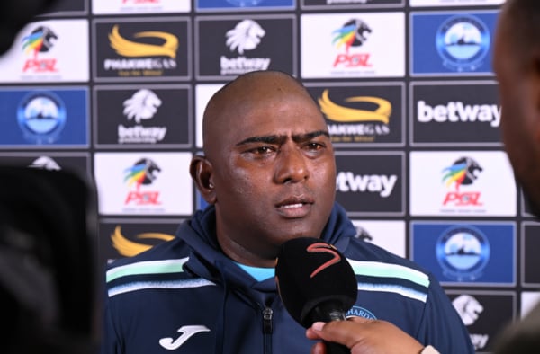 Ronnie Gabriel coach of Richards Bay FC during the Betway Premiership 2026/27 match between Richards Bay FC and AmaZulu FC at Priness Magogo Stadium in Kwa Mashu on 04 September 2026 ©Sydney Mahlangu/BackpagePix