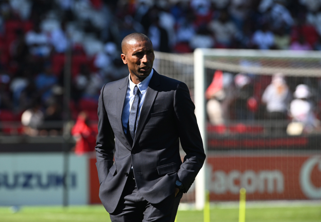 Abdeslam Ouaddou coach of Orlando Pirates during the CAF Champions League 2026/27 Preliminary Round 2nd Leg match between Orlando Pirates and La Cure Waves SC at Orlando Amstel Arena in Soweto on 12 September 2026 ©Sydney Mahlangu/BackpagePix