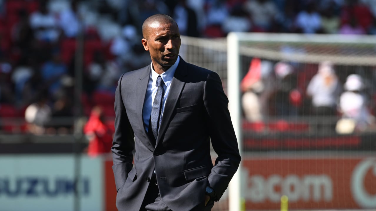 Abdeslam Ouaddou coach of Orlando Pirates during the CAF Champions League 2026/27 Preliminary Round 2nd Leg match between Orlando Pirates and La Cure Waves SC at Orlando Amstel Arena in Soweto on 12 September 2026 ©Sydney Mahlangu/BackpagePix