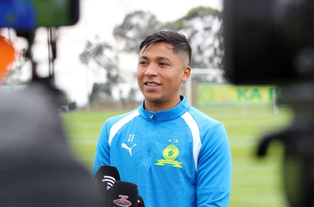 Marcelo Allende of Mamelodi Sundowns during the 2026 FIFA Intercontinental Cup Mamelodi Sundowns Training at Chloorkop in Chloorkop on 18 September 2026 ©Muzi Ntombela/BackpagePix