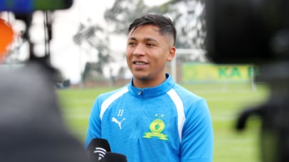 Marcelo Allende of Mamelodi Sundowns during the 2026 FIFA Intercontinental Cup Mamelodi Sundowns Training at Chloorkop in Chloorkop on 18 September 2026 ©Muzi Ntombela/BackpagePix