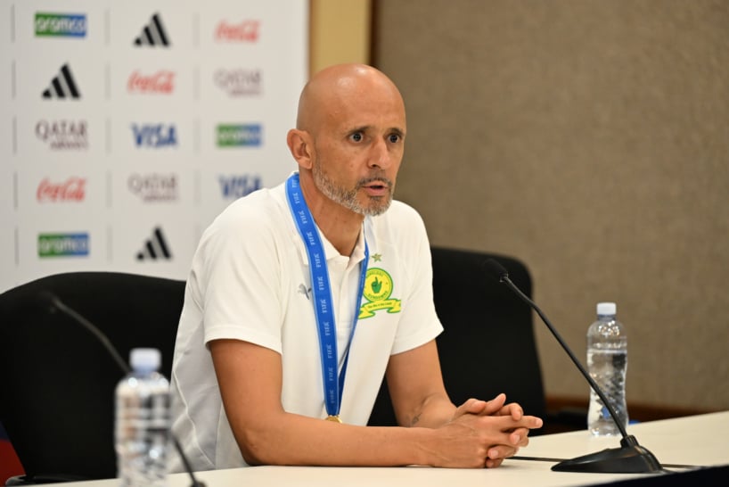 Miguel Cardoso, coach of Mamelodi Sundowns during the FIFA African Asian Pacific Cup 2026 football match between Mamelodi Sundowns FC and Al Ahli FC at Loftus Versfeld Stadium in Pretoria on 19 September 2026 ©Nokwanda Zondi/BackpagePix
