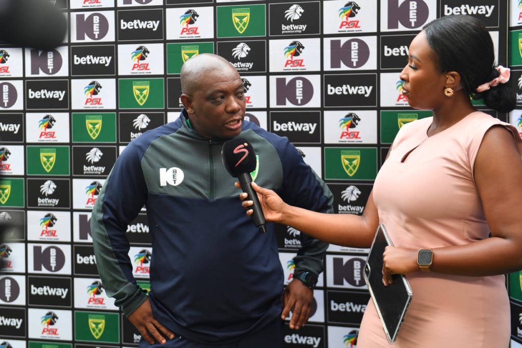 Pitso Dladla, Lamontville Golden Arrows Head Coach during the Betway Premiership 2026/27 match between Lamontville Golden Arrows and Kaizer Chiefs at Mbombela Stadium in Nelspruit on 20 September 2026 ©Phakamisa Lensman/Backpagepix