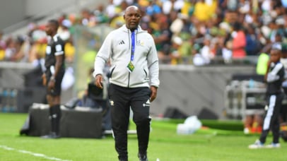 Pitso Mosimane, South Africa head coach during 2027 Africa Cup of Nations Qualifiers - South Africa Press Conference and Training at Orlando Amstel Arena in Soweto on 25 September 2026 ©Phakamisa Lensman/Backpagepix