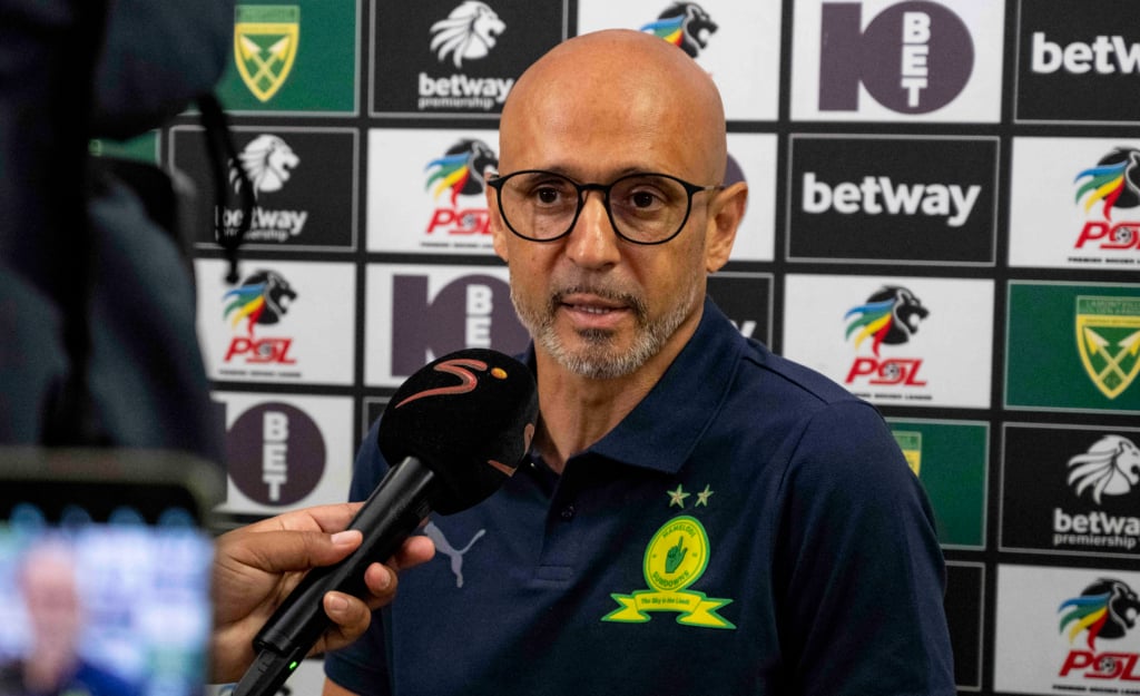 Miguel Cardoso, Head Coach of Mamelodi Sundowns during the Betway Premiership 2026/27 match between Golden Arrows and Mamelodi Sundowns at King Zwelithini Stadium in Durban on 6 September 2026 © Gerhard Duraan/BackpagePix