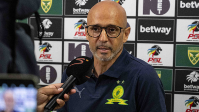 Miguel Cardoso, Head Coach of Mamelodi Sundowns during the Betway Premiership 2026/27 match between Golden Arrows and Mamelodi Sundowns at King Zwelithini Stadium in Durban on 6 September 2026 © Gerhard Duraan/BackpagePix