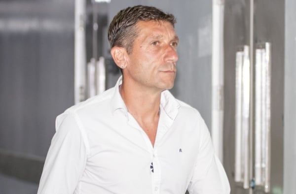 Dimitar Pantev, coach of Simba arrival during the CAF Champions League 2025/26 match between Simba and Nsingizini Hotspurs at Benjamin Mkapa Stadium in Dar Es Salaam, Tanzania on 26 October 2025 ©Loveness Bernard/BackpagePix