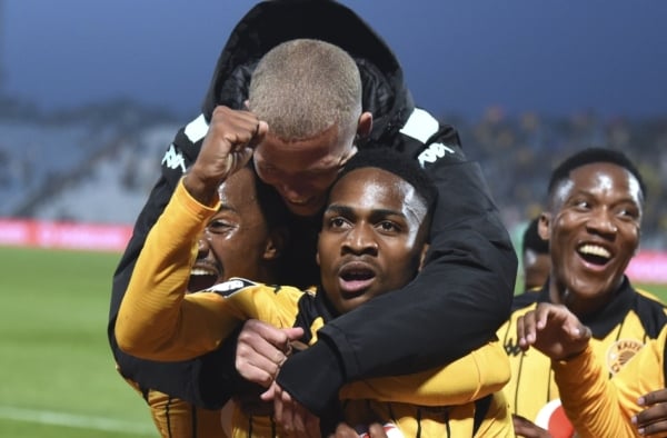 Mfundo Vilakazi of Kaizer Chiefs celebrates goal with team mates during the Betway Premiership 2026/27 match between Kaizer Chiefs and Siwelele FC at Dobsonville Stadium in Soweto on 06 September 2026 ©Phakamisa Lensman/Backpagepix