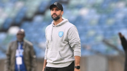 Khalil Ben Youssef coach of Durban City FC during the Caf Confederation Cup 2026/27 Preliminary match between Durban City FC and Rukinzo FC at Moses Mabhida Stadium in Durban on 06 September 2026 ©Sydney Mahlangu/BackpagePix