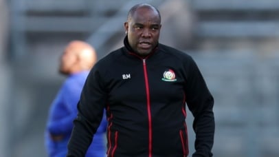Benni McCarthy, coach of Kenya during the 2026 International Friendly match between Lesotho and Kenya at Lucas Moripe Stadium, Atteridgeville on the 07 June 2026 ©Muzi Ntombela/BackpagePix