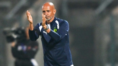 Miguel Cardoso, head coach of Mamelodi Sundowns during the 2026 MTN8 match between Mamelodi Sundowns and Polokwane City at Lucas Moripe Stadium in Pretoria on 8 August 2026 ©Alche Greeff/BackpagePix