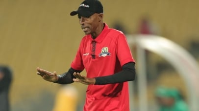 Phuti Mohafe, coach of Marumo Gallants reacts during Betway Premiership 2026/27 match between Marumo Gallants and TS Galaxy at Royal Bafokeng Stadium, Rustenburg on 25 August 2026 ©Samuel Shivambu/BackpagePix