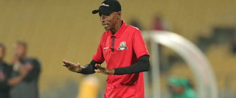 Phuti Mohafe, coach of Marumo Gallants reacts during Betway Premiership 2026/27 match between Marumo Gallants and TS Galaxy at Royal Bafokeng Stadium, Rustenburg on 25 August 2026 ©Samuel Shivambu/BackpagePix