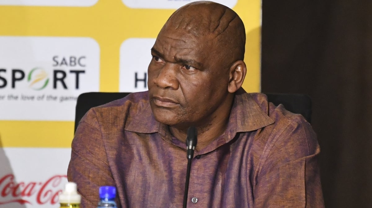 Molefi Ntseki, SAFA Technical Director during the Bafana Bafana Press Conference at SAFA House in Johannesburg on 01 September 2026 ©Phakamisa Lensman/Backpagepix