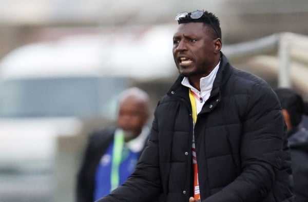 Ronnie Kanalelo, assistant coach of Namibia during the 2024 Hollywoodbets COSAFA Mens Championship match between Namibia and Lesotho at the Wolfson Stadium, Gqeberha on the 01 July 2024 ©Muzi Ntombela/BackpagePix