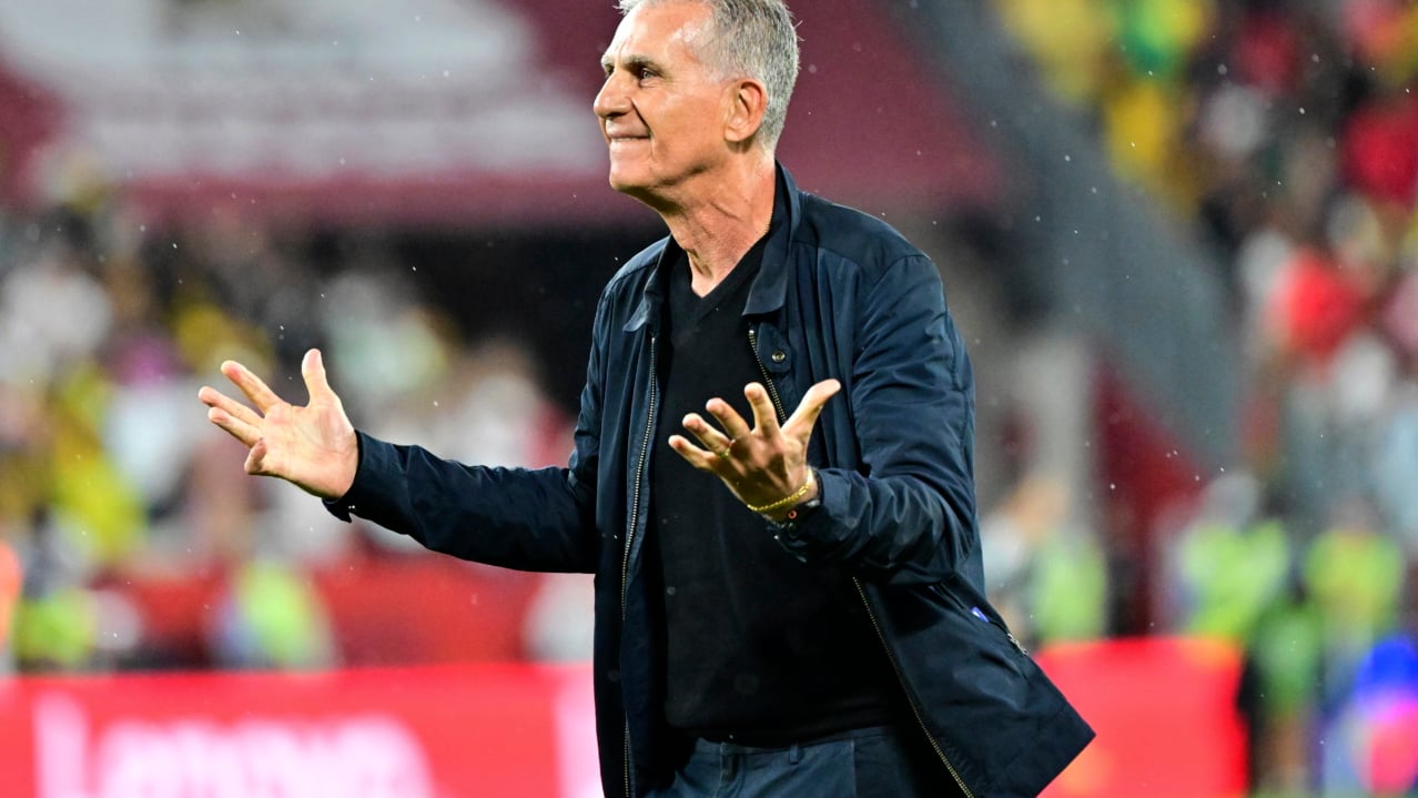 Ghana's head coach Carlos Queiroz celebrates with their supporters after winning the FIFA World Cup 2026 group stage match Ghana against Panama, in Toronto, Canada, 17 June 2026. EPA/EDUARDO LIMA