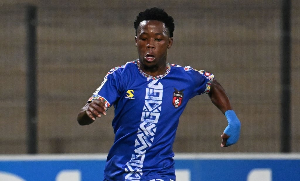 Seluleko Mahlambi of TS Galaxy during the Betway Premiership 2025/26 game between Stellenbosch FC and TS Galaxy at Danie Craven Stadium on 13 March 2026 © Ryan Wilkisky/BackpagePix