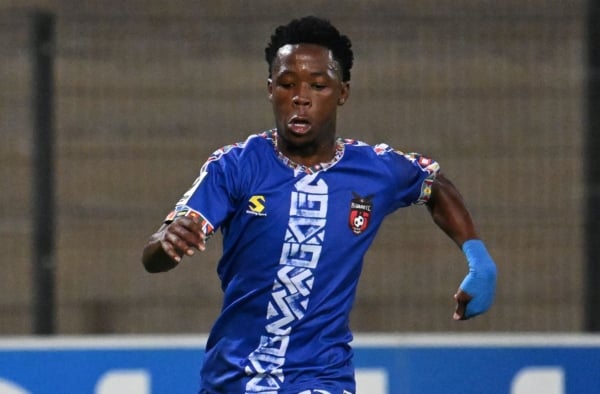 Seluleko Mahlambi of TS Galaxy during the Betway Premiership 2025/26 game between Stellenbosch FC and TS Galaxy at Danie Craven Stadium on 13 March 2026 © Ryan Wilkisky/BackpagePix