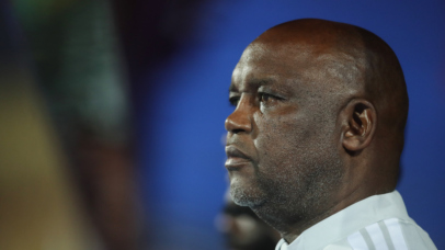 Pitso Mosimane, head coach of South Africa during the 2027 Africa Cup of nations match between Eritrea and South Africa at Al Salam Stadium in Cairo, Egypt on 30 September 2026 ©Weam Mostafa/BackpagePix
