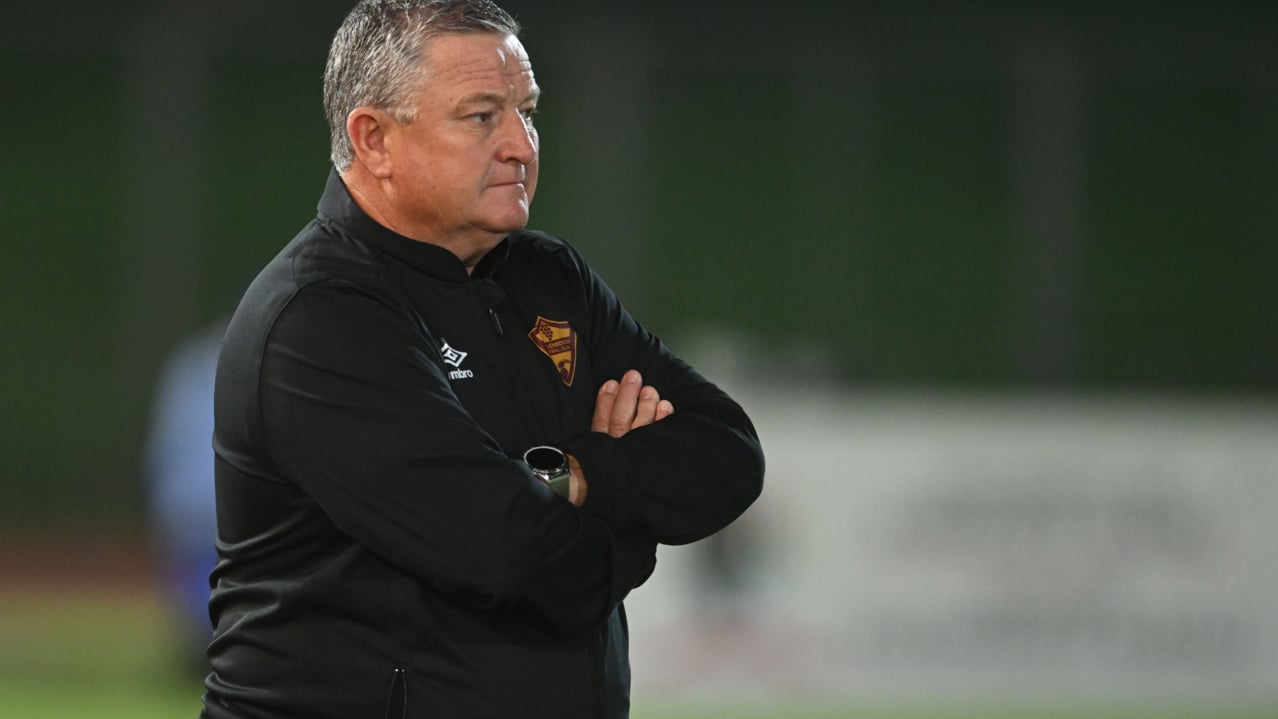 Gavin Hunt coach of Stellenbosch FC during the Betway Premiership 2026/27 match between Durban City FC and Stellenbosch FC at Chatsworth Stadium in Chatsworth on 01 September 2026 ©Sydney Mahlangu/BackpagePix