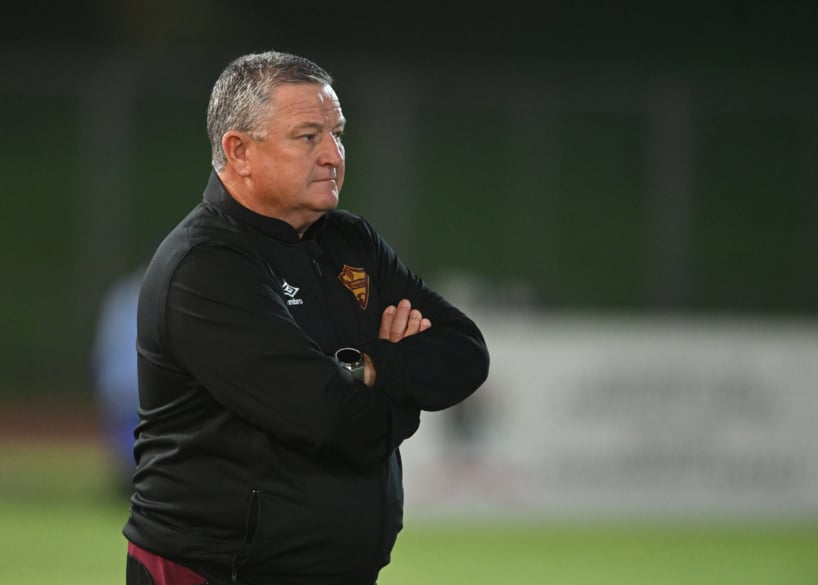 Gavin Hunt coach of Stellenbosch FC during the Betway Premiership 2026/27 match between Durban City FC and Stellenbosch FC at Chatsworth Stadium in Chatsworth on 01 September 2026 ©Sydney Mahlangu/BackpagePix