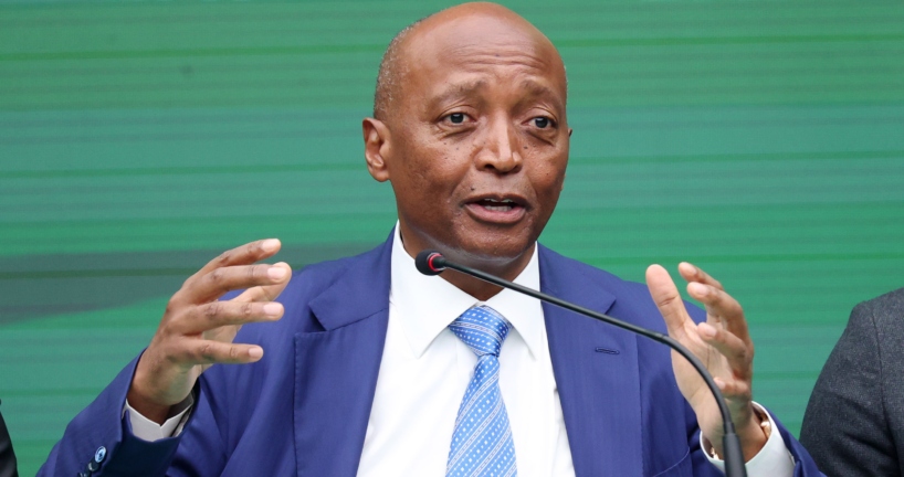 CAF President Dr Patrice Motsepe during the TotalEnergies CAF Africa Cup of Nations AFCON PAMOJA 2027 Press Conference in Nairobi, Kenya on 18 September 2026 ©BackpagePix
