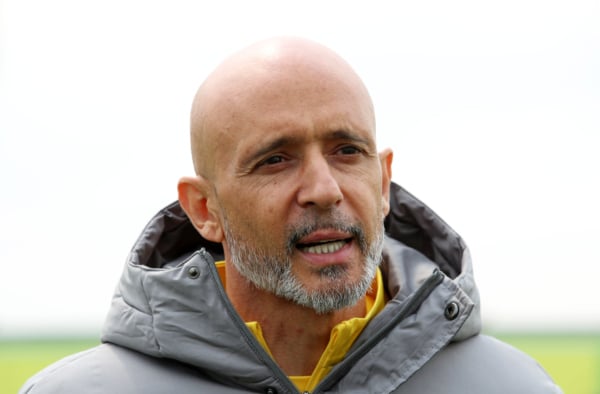 Miguel Cardoso, coach of Mamelodi Sundowns during the 2026 FIFA Intercontinental Cup Mamelodi Sundowns Training at Chloorkop in Chloorkop on 18 September 2026 ©Muzi Ntombela/BackpagePix