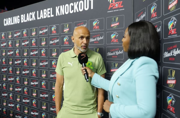 Miguel Cardoso, Head coach of Mamelodi Sundowns during the Carling Knockout Cup 2026/27 last 16 match between Mamelodi Sundowns and Marumo Gallants Bay at Loftus Versfeld Stadium in Pretoria on the 27 October 2026 © Samuel Shivambu/BackpagePix
