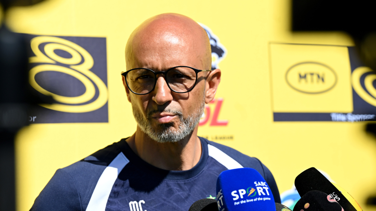 Miguel Cardoso coach of Mamelodi Sundowns during 2026 MTN8 Mamelosi Sundowns Media Day at Chloorkop in Midrand on 07 October 2026 ©Sydney Mahlangu/BackpagePix