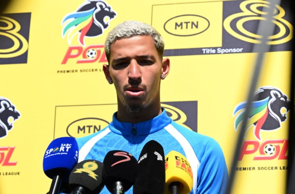 Arthur Sales of Mamelodi Sundowns during 2026 MTN8 Mamelosi Sundowns Media Day at Chloorkop in Midrand on 07 October 2026 ©Sydney Mahlangu/BackpagePix
