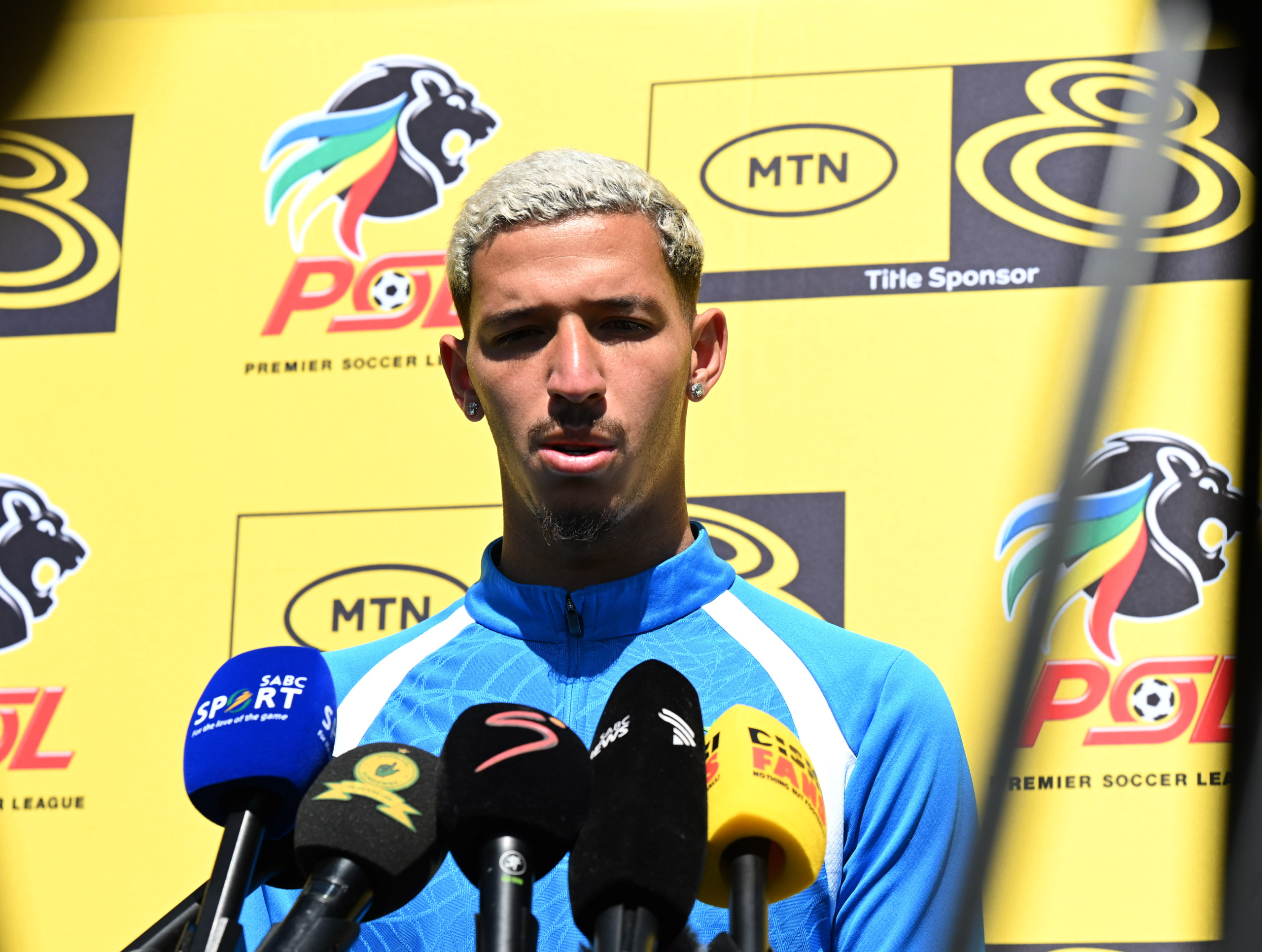 Arthur Sales of Mamelodi Sundowns during 2026 MTN8 Mamelosi Sundowns Media Day at Chloorkop in Midrand on 07 October 2026 ©Sydney Mahlangu/BackpagePix