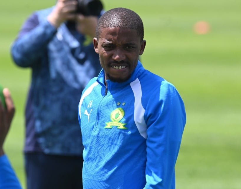 Monnapule Saleng of Mamelodi Sundowns during 2026 MTN8 Mamelosi Sundowns Media Day at Chloorkop in Midrand on 07 October 2026 ©Sydney Mahlangu/BackpagePix
