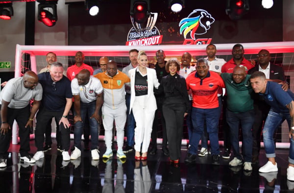 Group picture during the 2026 Carling Black Label Knockout Cup Launch at Langham’s Lifestyle Estate in Johannesburg on 14 October 2026 ©Phakamisa Lensman/Backpagepix