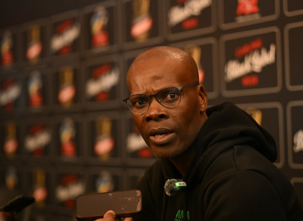Arthur Zwane coach of AmaZulu FC during the 2026 Carling Black Label Knockout Launch at Langhams Lifestyle Estate in Johannesburg on 14 October 2026 ©Sydney Mahlangu/BackpagePix