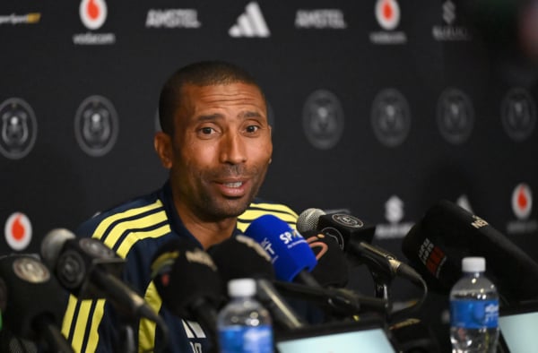 Abdeslam Ouaddou coach of Orlando Pirates during the CAF Champions League 2026/27 2nd Preliminary Round 2nd Leg Orlando Pirates Training at Orlando Amstel Arena in Soweto on 22 October 2026 ©Sydney Mahlangu/BackpagePix