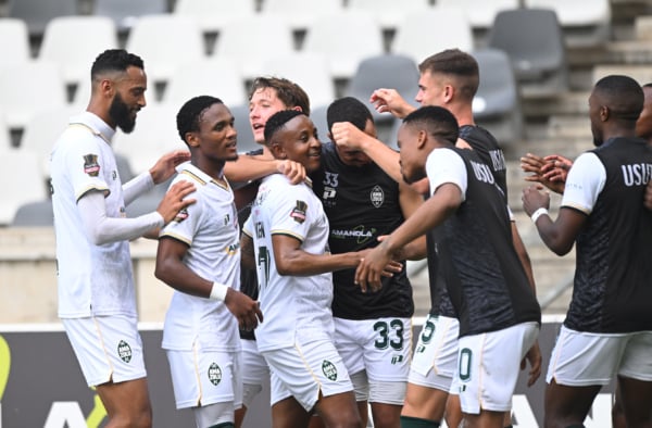 Hendrick Ekstein of AmaZulu FC celebrates goal during the Carling Knockout Cup 2026/27 Last 16 match between Kruger United FC and AmaZulu FC at Mbombela Stadium in Mbombela on 25 October 2026 ©Sydney Mahlangu/BackpagePix
