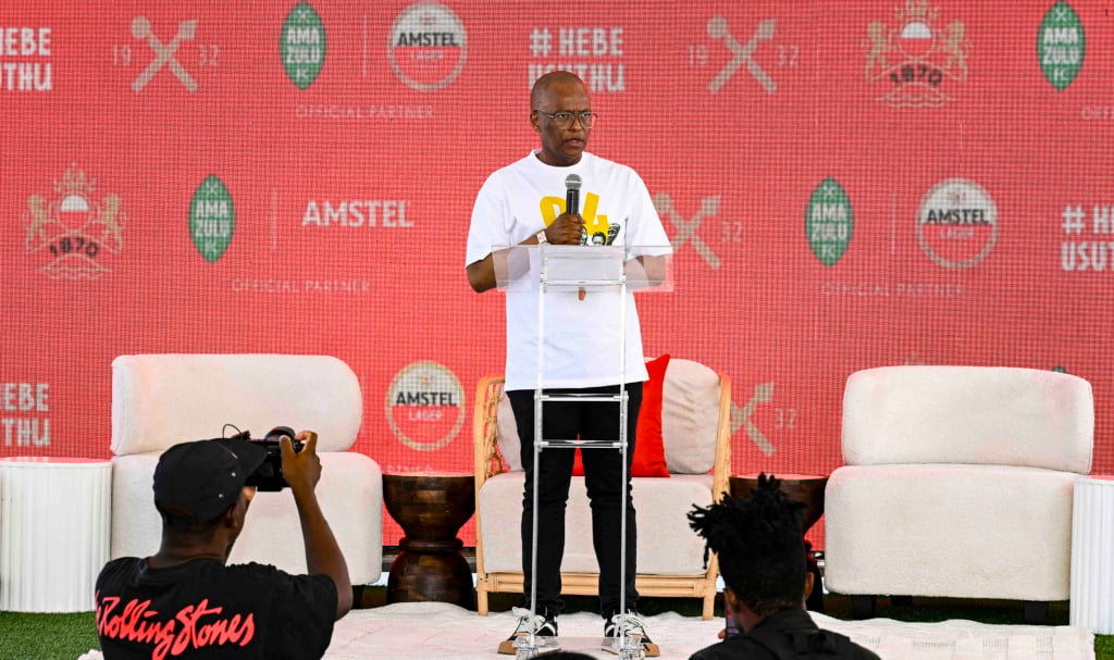 Zandile Zungu (President) of AmaZulu during the Betway Premiership 2026/27 media event for AmaZulu at Moses Mabhida Stadium Amphitheatre in Durban on 30 October 2026 © Gerhard Duraan/BackpagePix