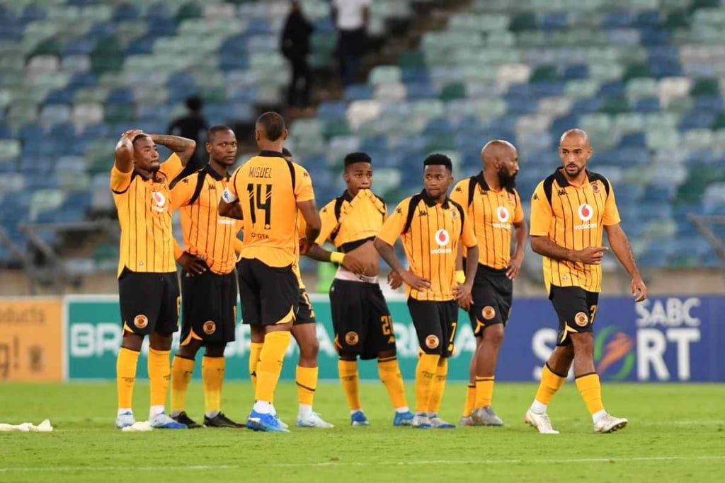Lebohang Maboe of Kaizer Chiefs dejected after defeat during the CAF Confederations Cup 2026/27 2nd Preliminary Round 2nd leg match between Kaizer Chiefs and Red Arrows at Moses Mabhida Stadium in Durban on 23 October 2026 ©Phakamisa Lensman/Backpagepix