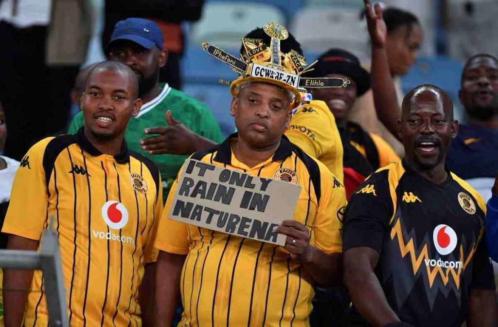 Kaizer Chiefs fans disappointed after defeat during the CAF Confederations Cup 2026/27 2nd Preliminary Round 2nd leg match between Kaizer Chiefs and Red Arrows at Moses Mabhida Stadium in Durban on 23 October 2026 ©Phakamisa Lensman/Backpagepix