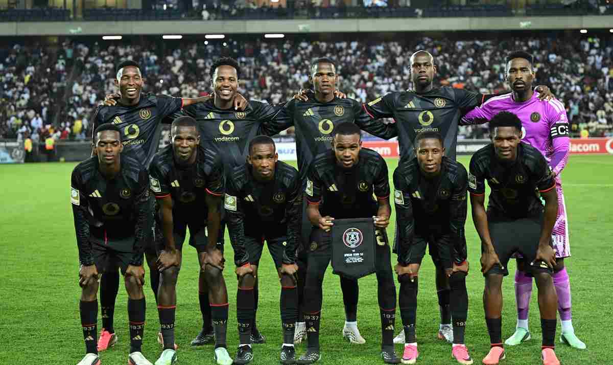 Orlando Pirates Team Picture during the CAF Champions League 2026/27 2nd Preliminary Round 2nd Leg match between Orlando Pirates and African Stars at Orlando Amstel Arena in Soweto on 23 October 2026 ©Sydney Mahlangu/BackpagePix