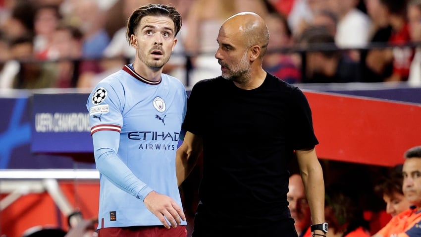 Manchester City boss Pep Guardiola has urged Jack Grealish to seize an opportunity to finish the season strongly.